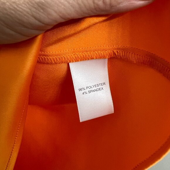 NWT House of Harlow 1960 + Revolve Orange Long Sleeve Shirt Dress. Woman's Sz M - Picture 9 of 9